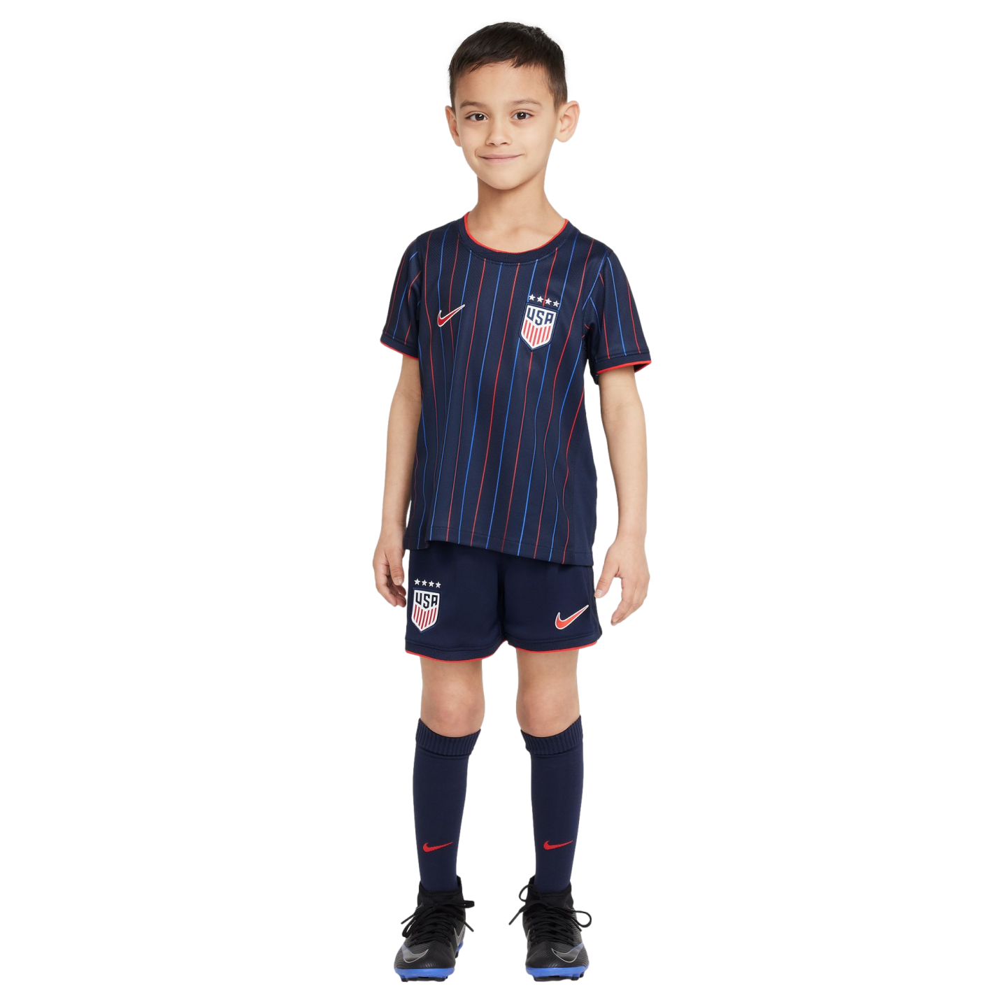 Nike USA 2025 4-Star Little Kids Away Kit FZ9242-452