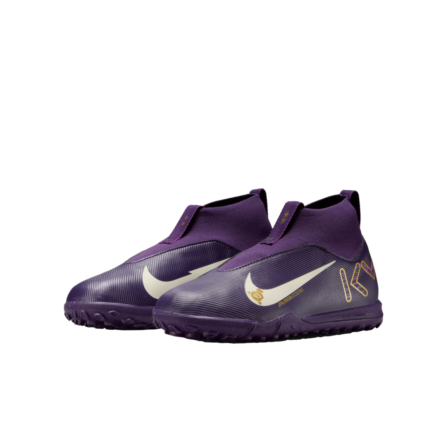 Nike Mercurial Zoom Superfly 10 Academy KM Mbappe Youth Turf Shoes HF3420-500