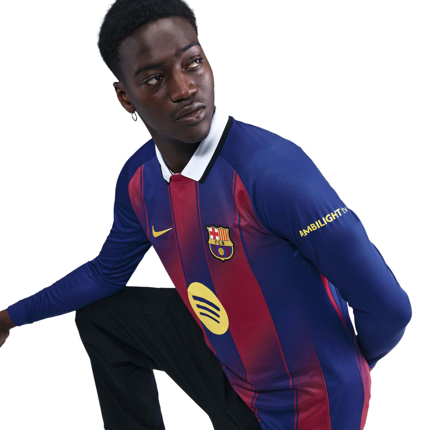 Nike Barcelona 25/26 Long Sleeve Home Jersey HJ4611-456