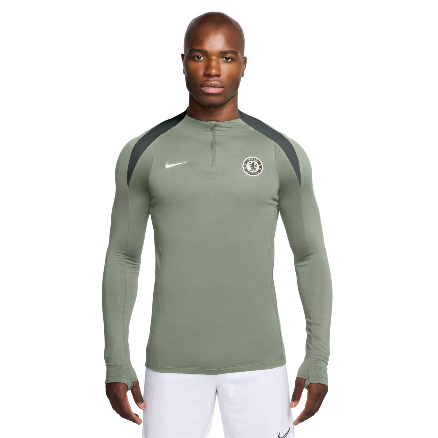 Nike Chelsea Strike Drill Top Soccer HJ7772-373 Green Nike Chelsea Strike Drill Top Soccer HJ7772-373 Green
