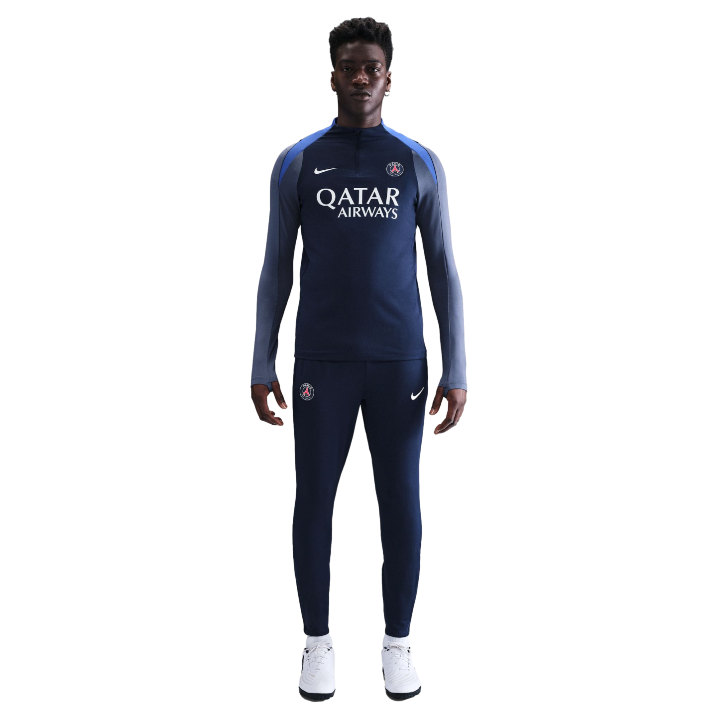 Nike Paris Saint-Germain Strike Drill Top Soccer HJ7782-411 Navy Blue Nike Paris Saint-Germain Strike Drill Top Soccer HJ7782-411 Navy Blue