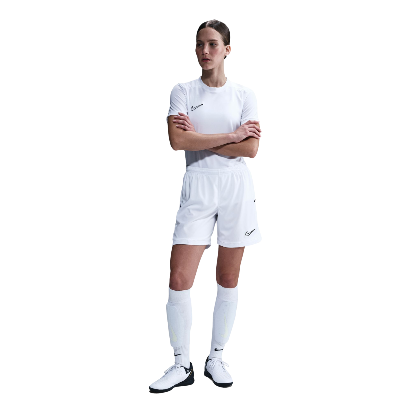Nike Academy 25 Womens Soccer Shorts - White HM0799-100