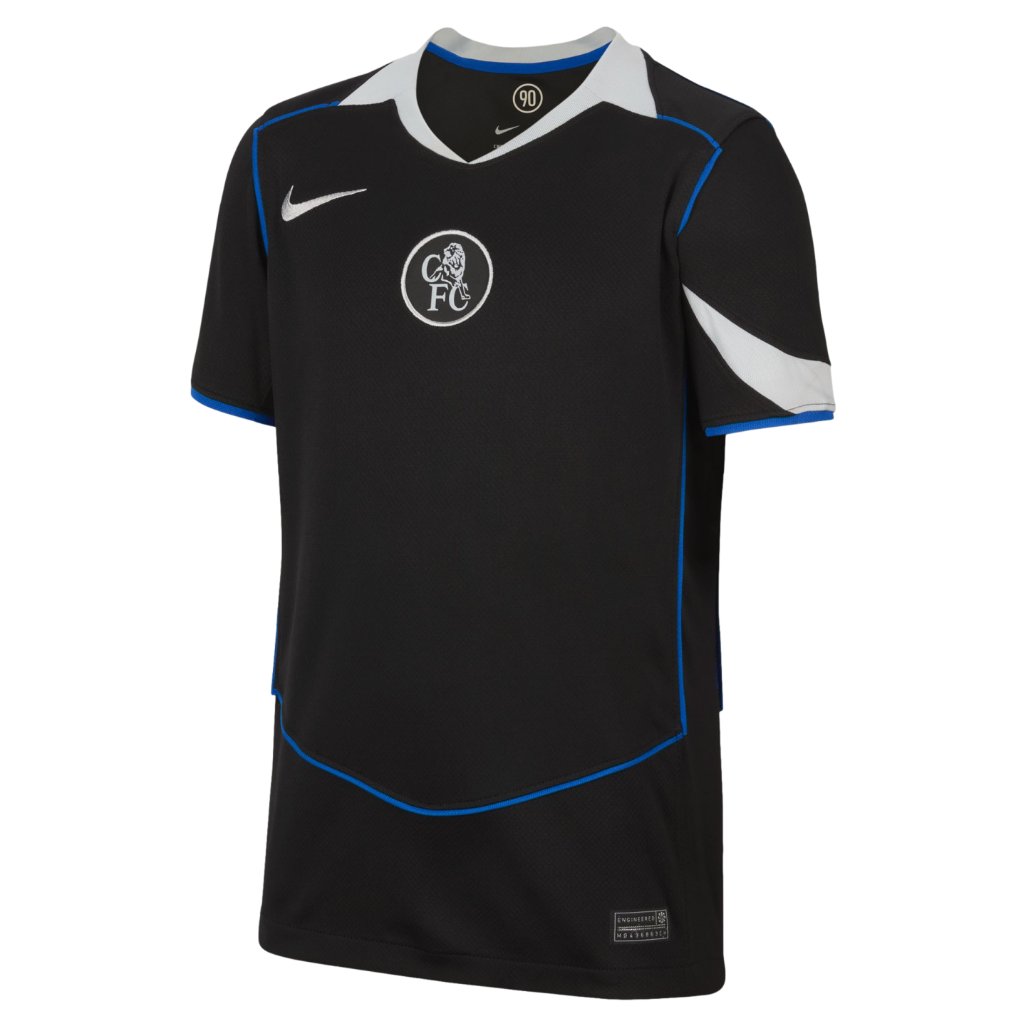 Nike Chelsea 25/26 Youth Third Jersey Soccer HM4123-011 Black