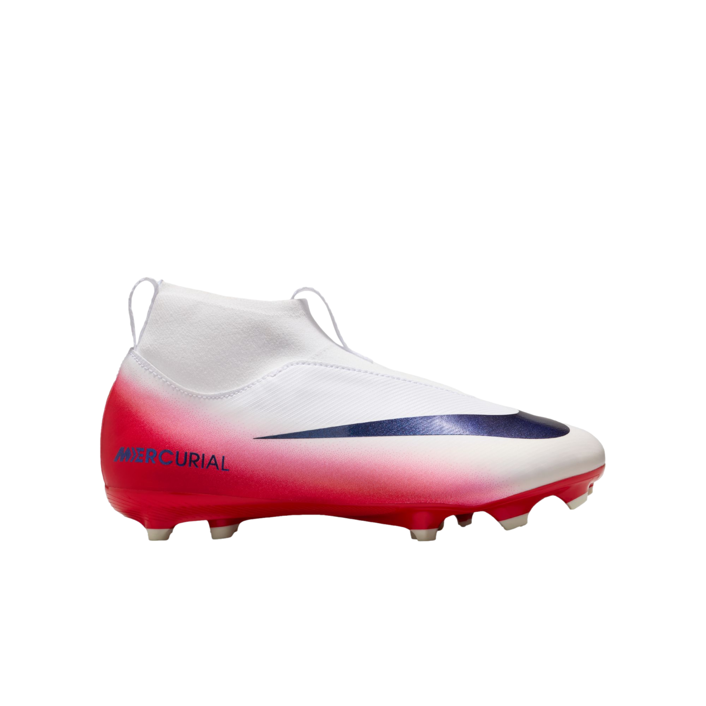Nike サッカーシューズ ホワイト/レッド Nike Mercurial Superfly 10 Academy LV8 Youth Firm Ground Cleats