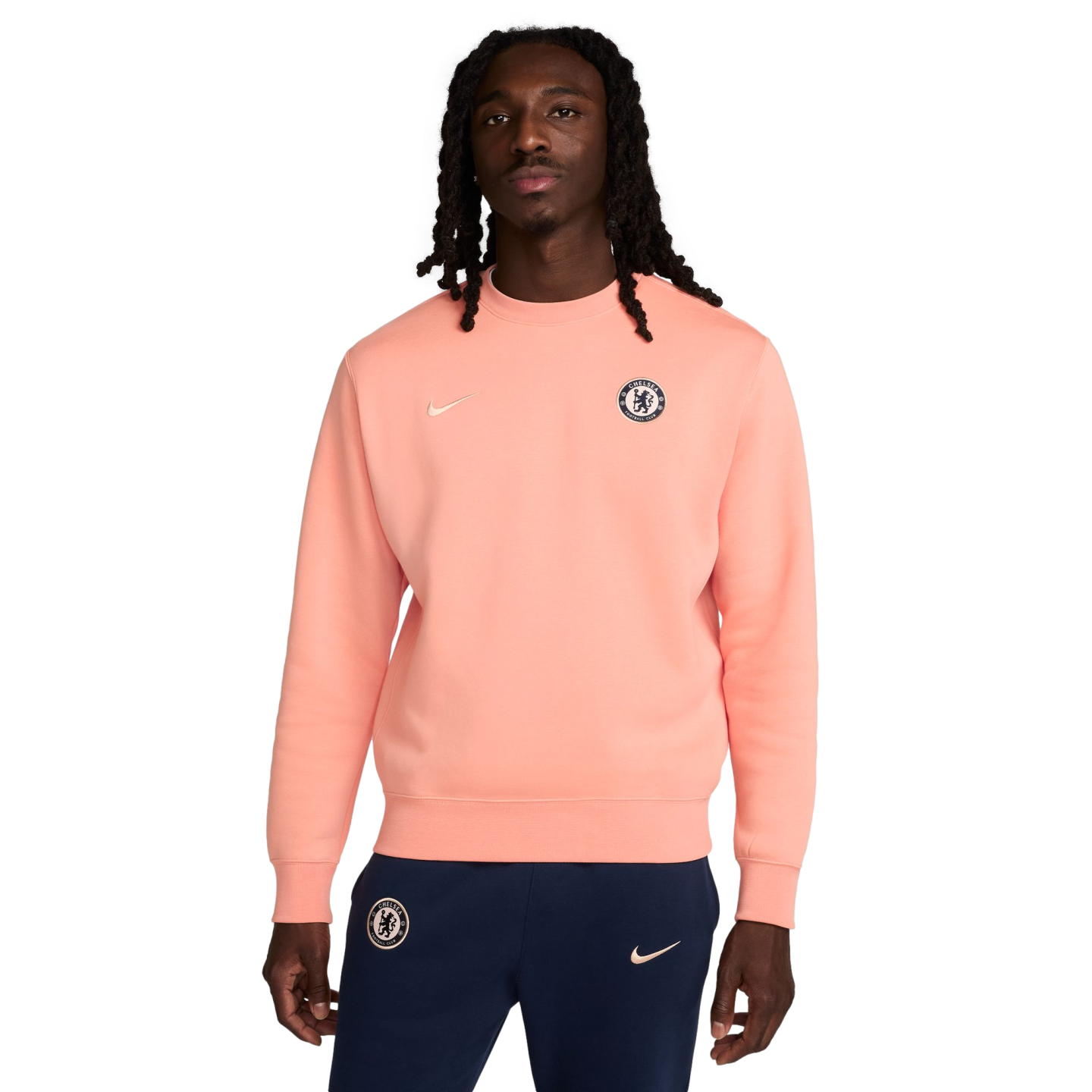 Nike Chelsea Club Crew Sweatshirt Soccer HQ1763-844 Red
