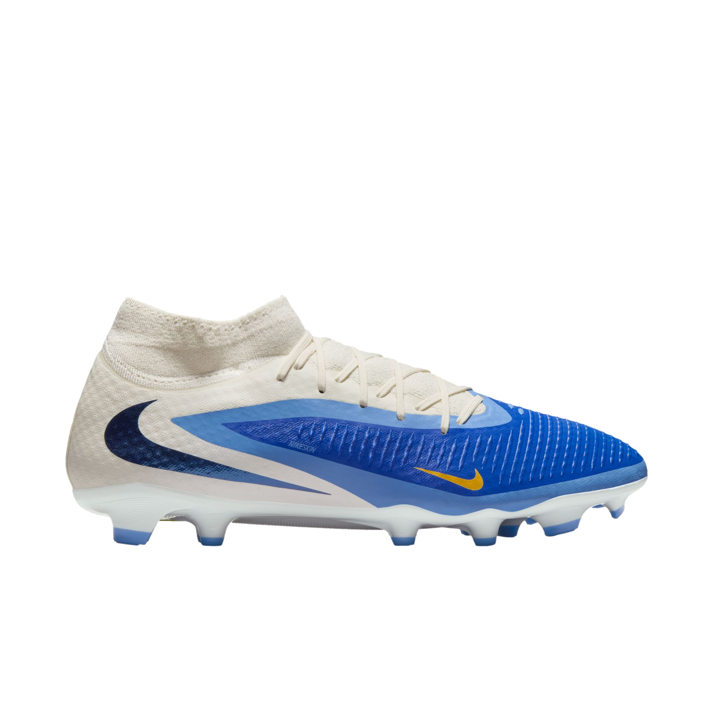Nike GAT サッカーシューズ ホワイト/ブルー Nike Kids Air Zoom Mercurial Superfly X Academy Firm Ground/Mixed