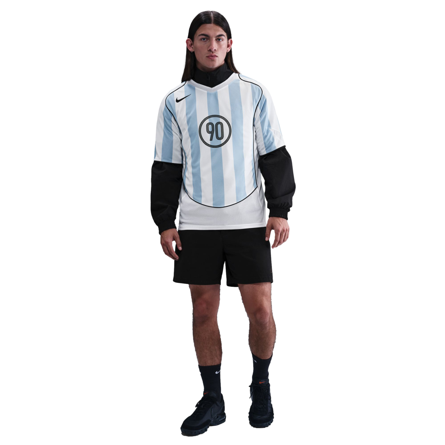 Nike T90 Jersey Soccer IB4214-422 Blue