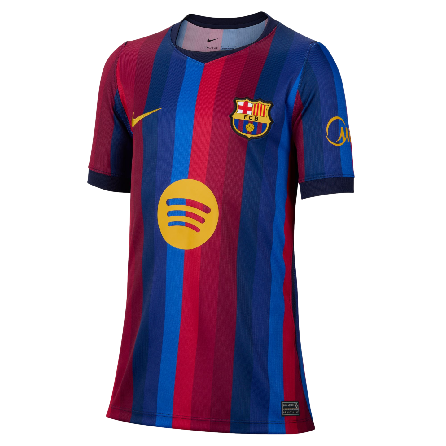 FC Barcelona シャツ Mサイズ 赤 青 Barcelona 26/27 Youth Home Jersey Soccer II1624-683 Blue