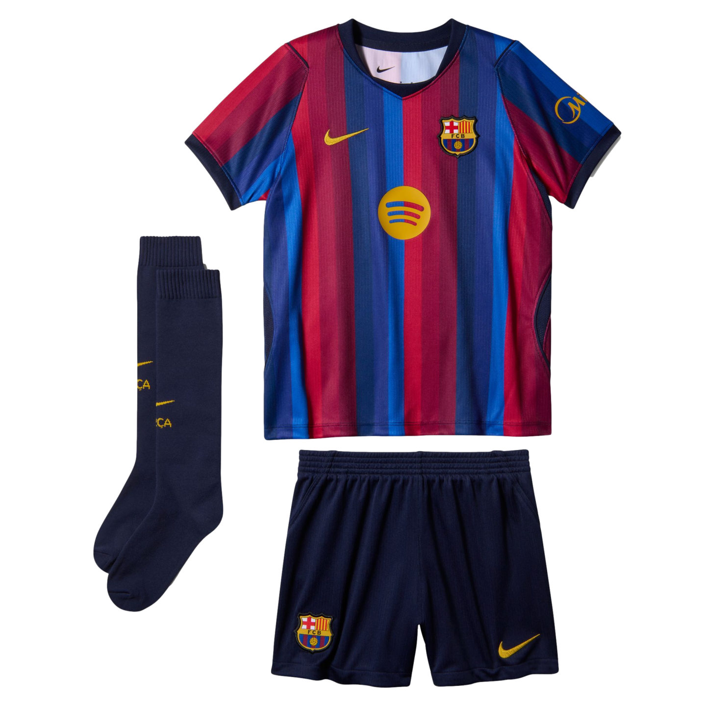 Barcelona 26/27 Little Kids Home Mini Kit Soccer II1625-683 Blue
