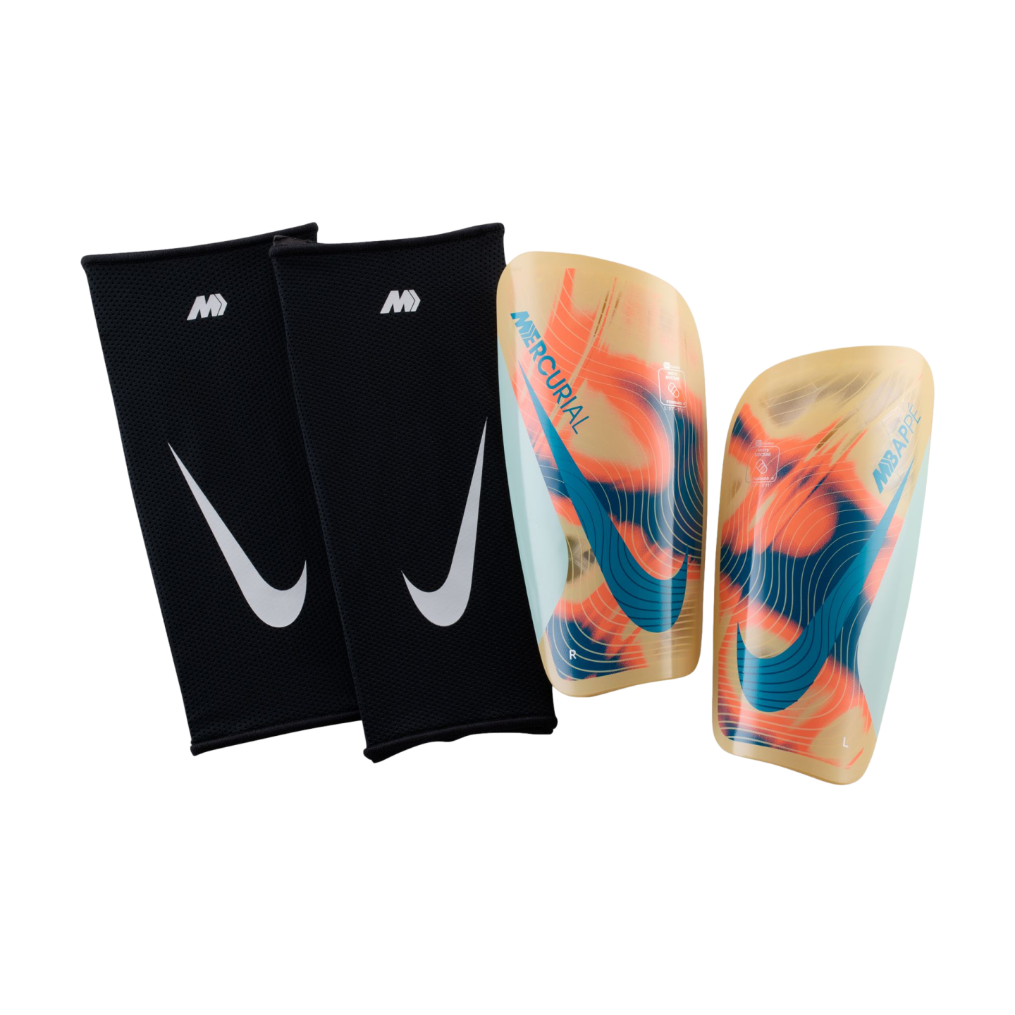 Nike Mercurial Lite KM Mbappe NOCSAE Shin Guards Soccer IM4982-838