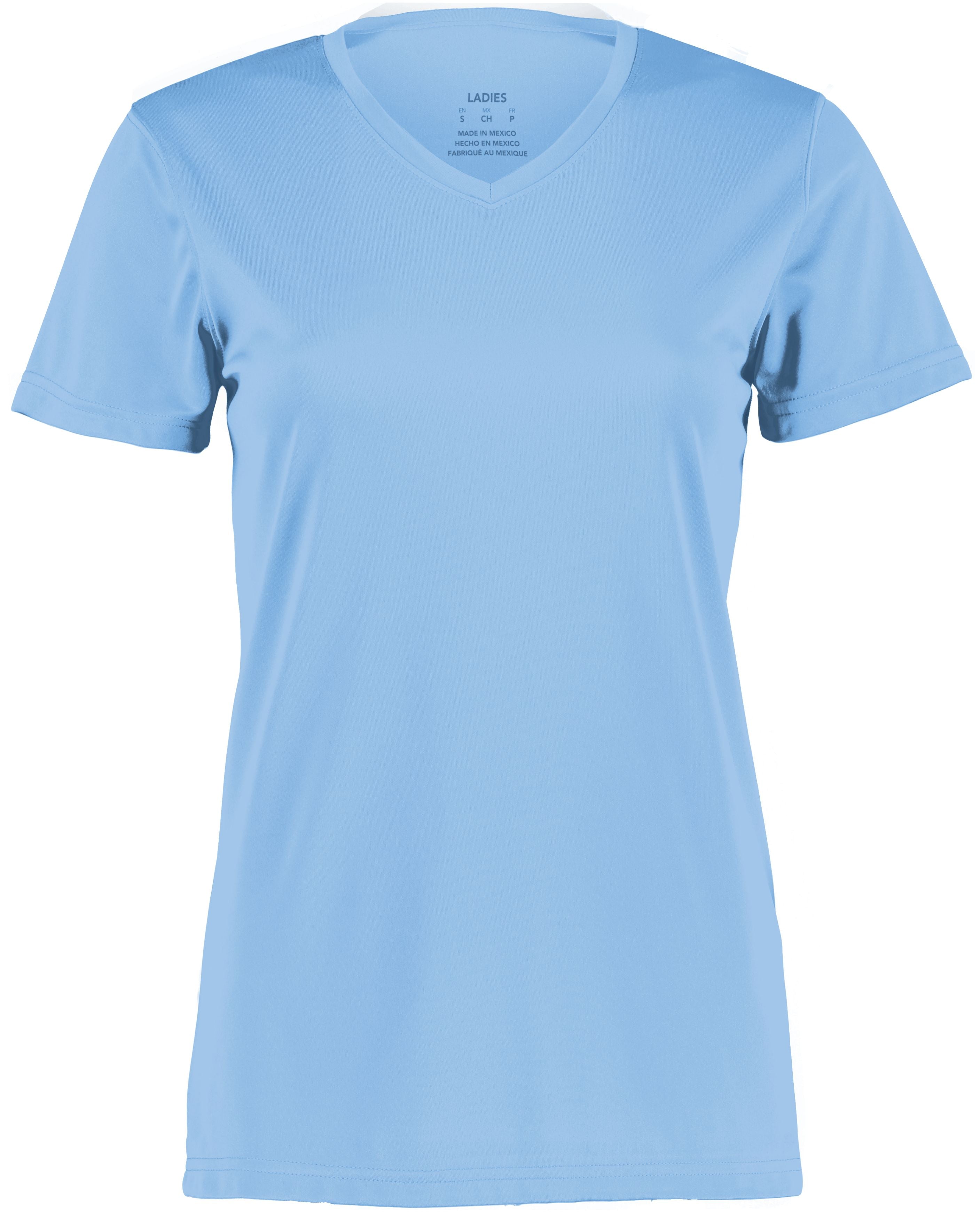Augusta Women's NexGen Wicking Tee - Columbia Blue