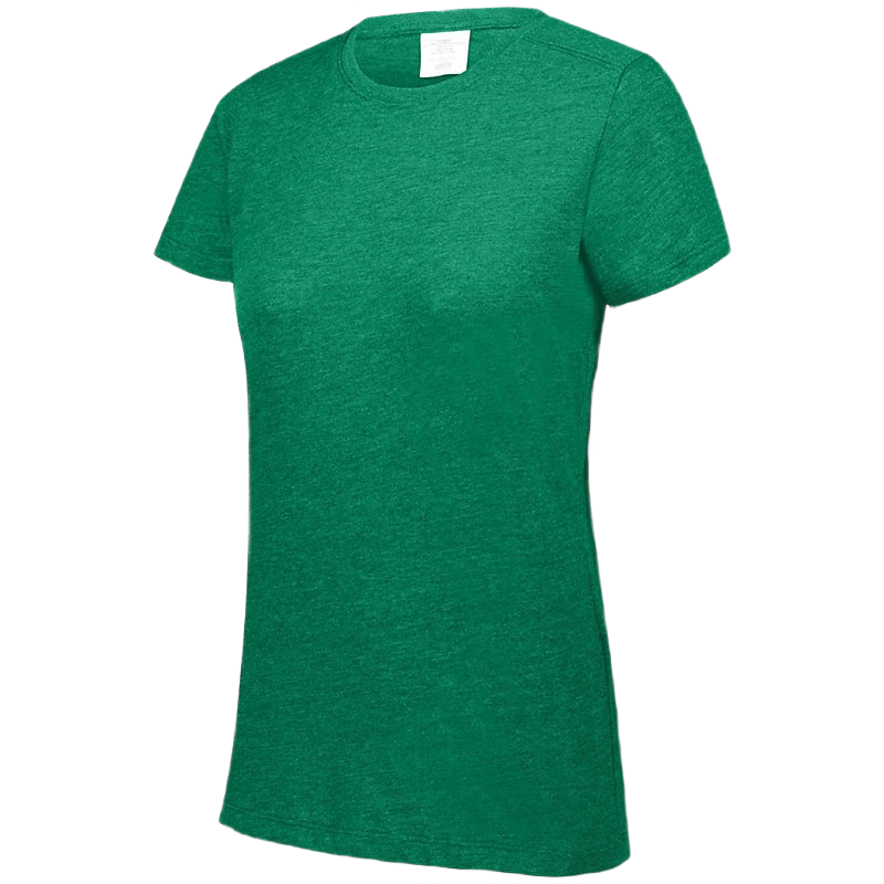 Augusta Women's Tri-Blend Tee - Kelly Green Heather