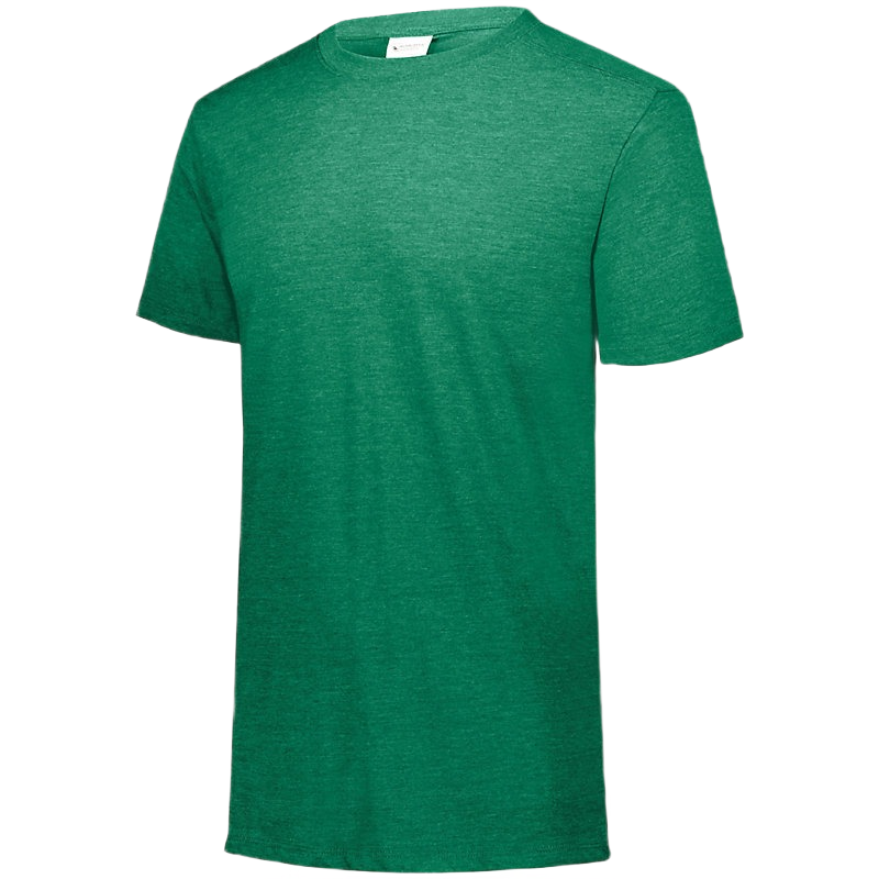 Augusta Tri-Blend Tee - Kelly Green Heather