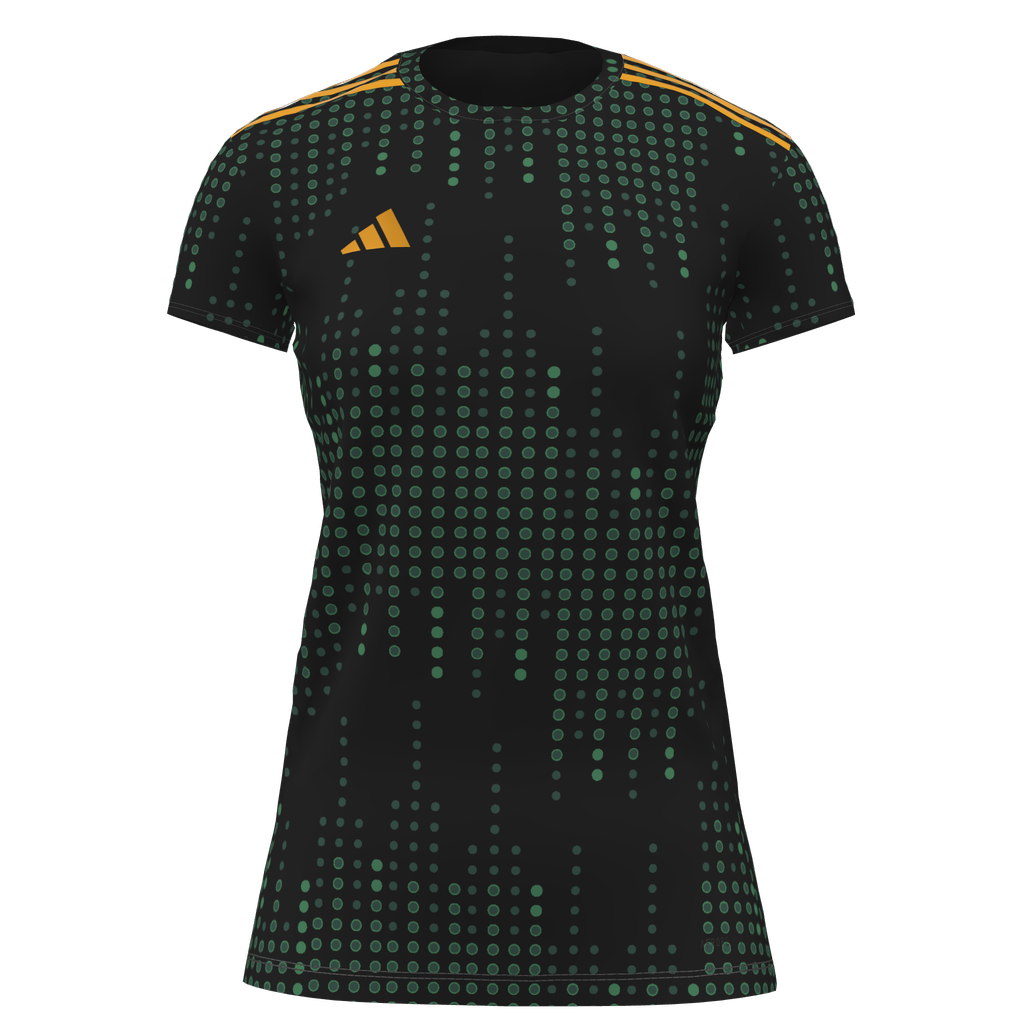 adidas Women Custom Graphic 25 Jersey Castro Valley SC - Black