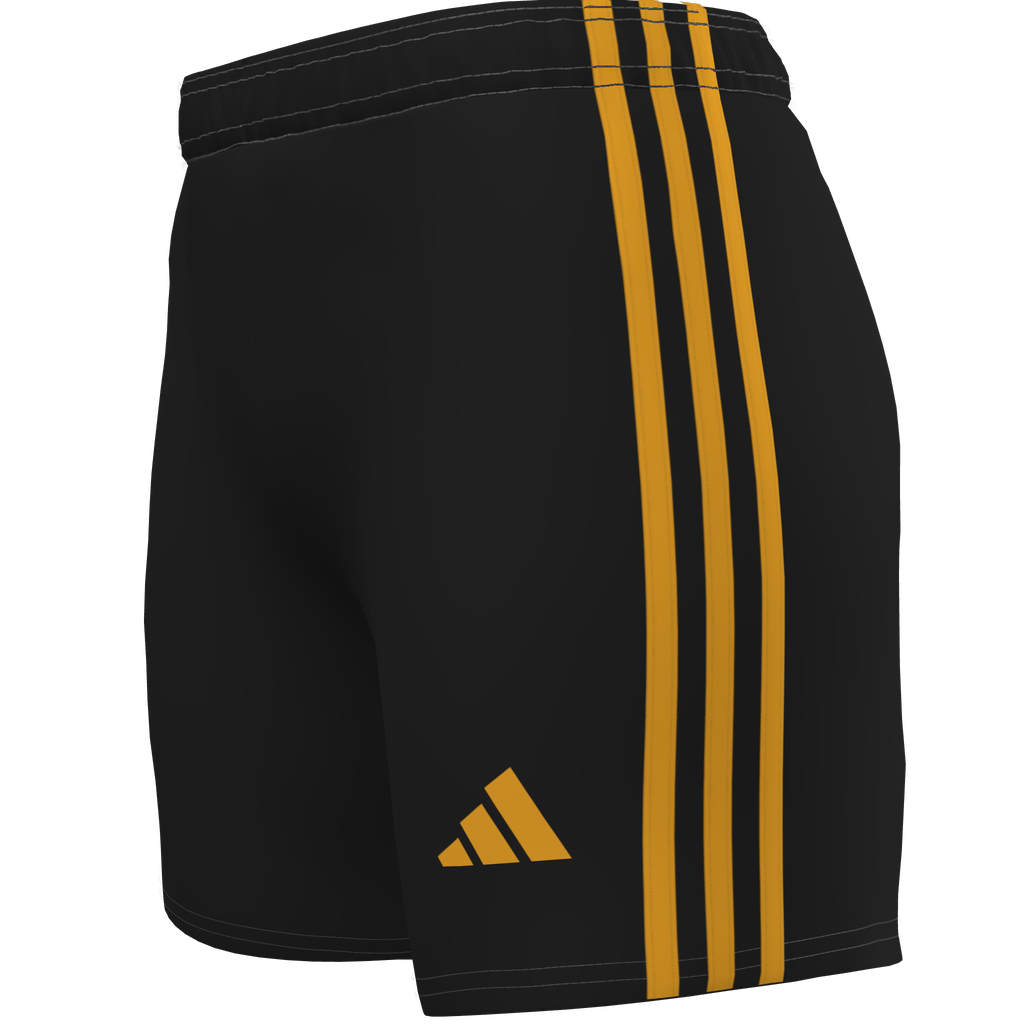 adidas Women Custom Graphic 25 Short Castro Valley SC - Black/Gold