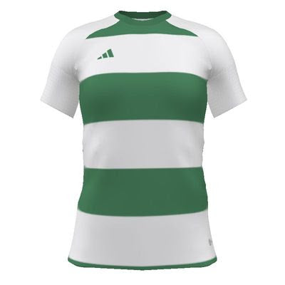 Adidas Women's Competition 25 Custom Jersey Celtic - White
