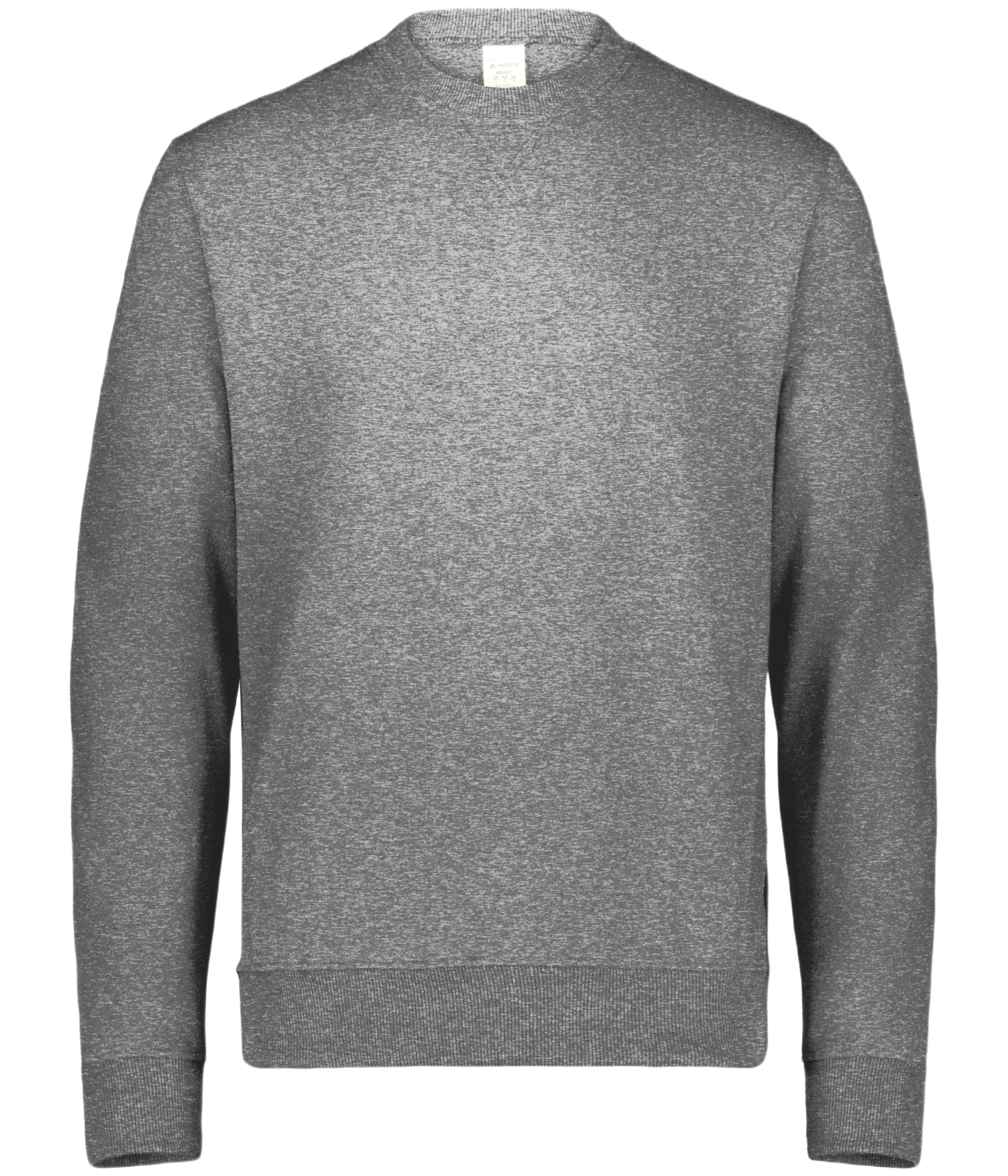 Augusta All-Day Core Basics Fleece Crew - Platinum Heather