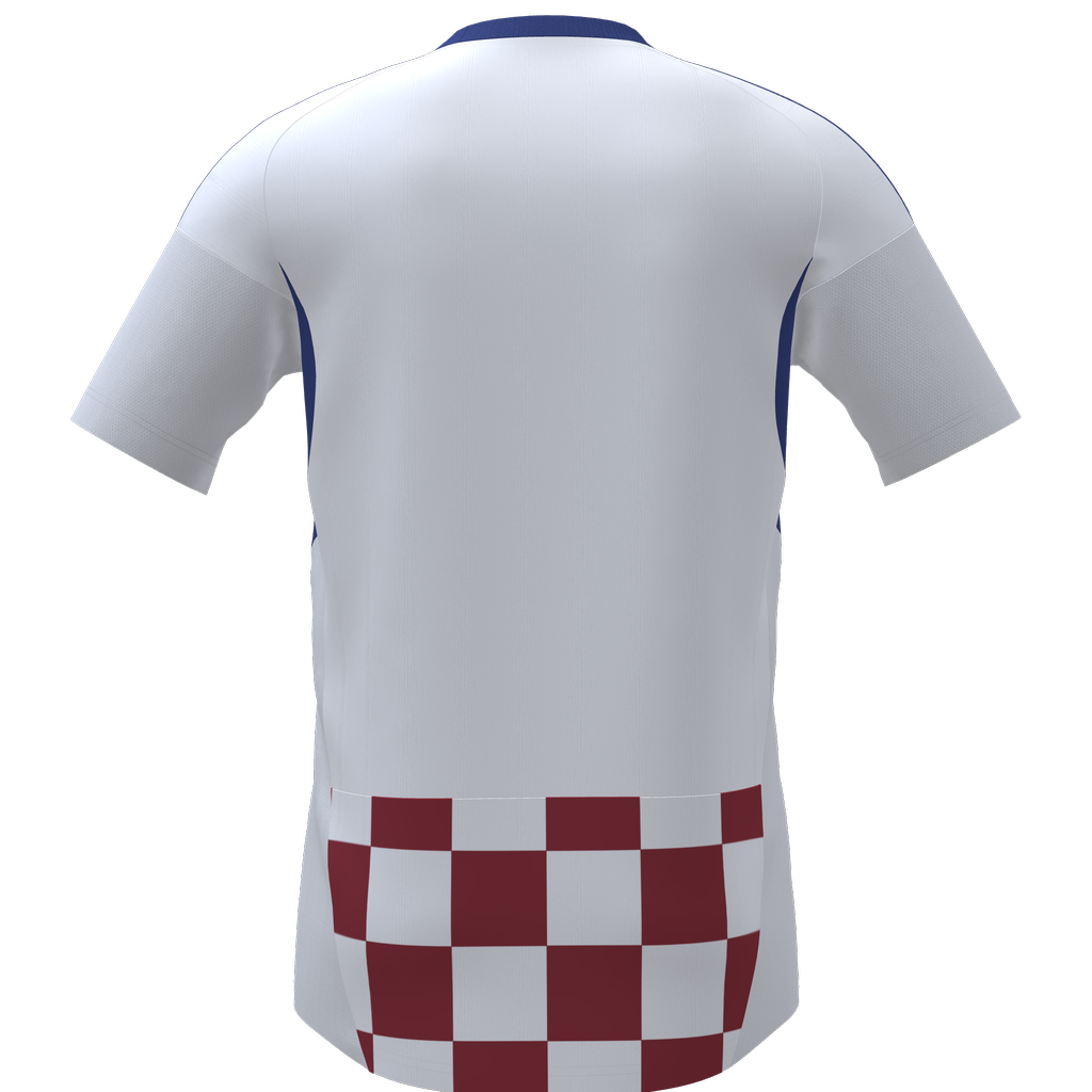 adidas Tiro 25 Competition Custom Jersey (CRO) - White