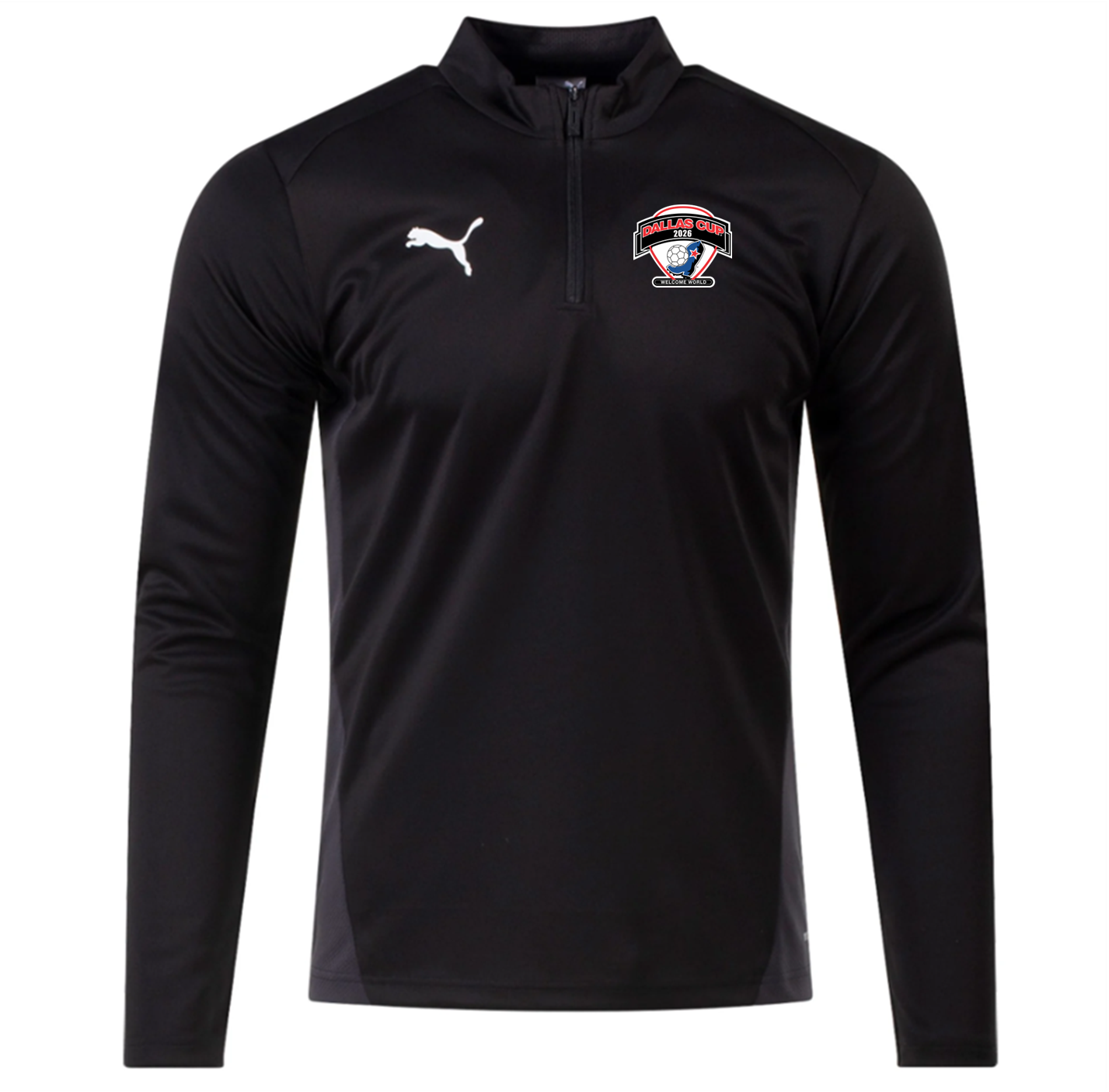 Dallas Cup 2026 Puma Team Goal 1/4 Zip Top - Black