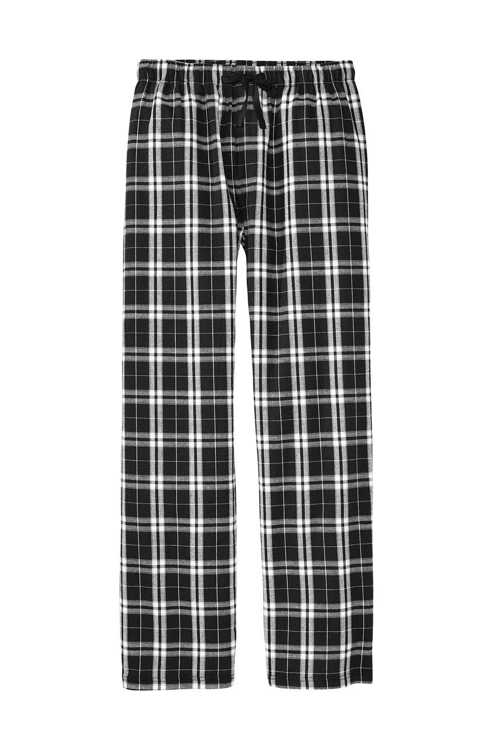 District Flannel Plaid Pant-DT1800- Black