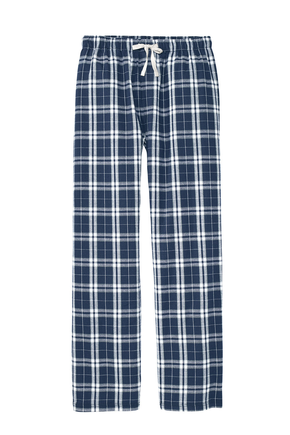 District Flannel Plaid Pant-DT1800- Navy