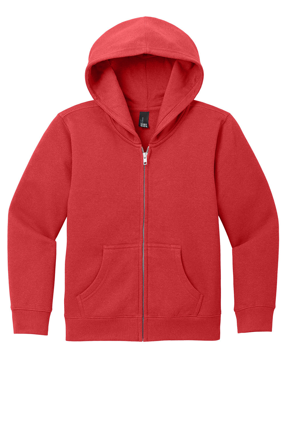 District® V.I.T.™ Fleece Full-Zip Hoodie YOUTH- DT6102Y- Red