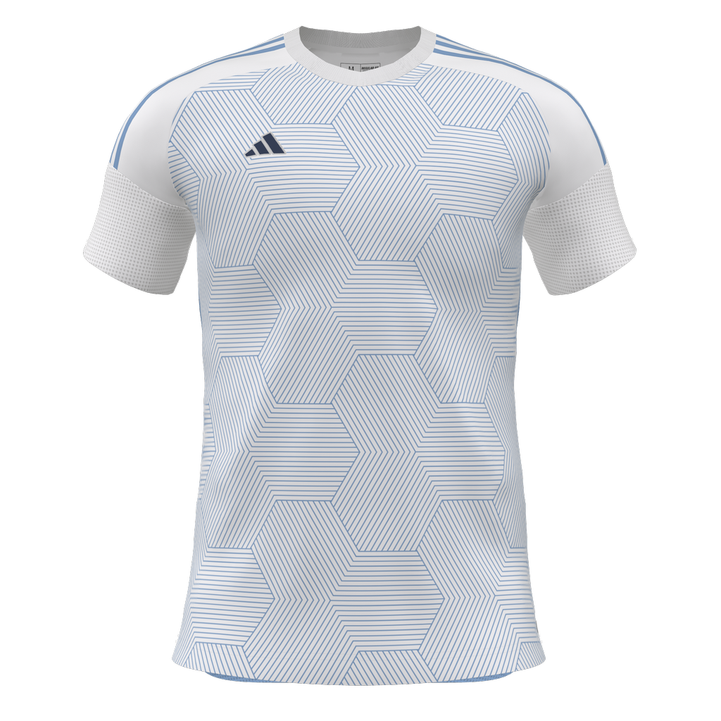 adidas Youth Competition 25 Custom Jersey (EBU) - White