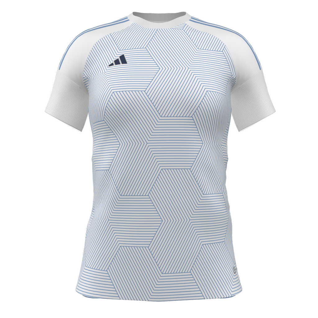 adidas Women's Competition 25 Custom Jersey (EBU) - White