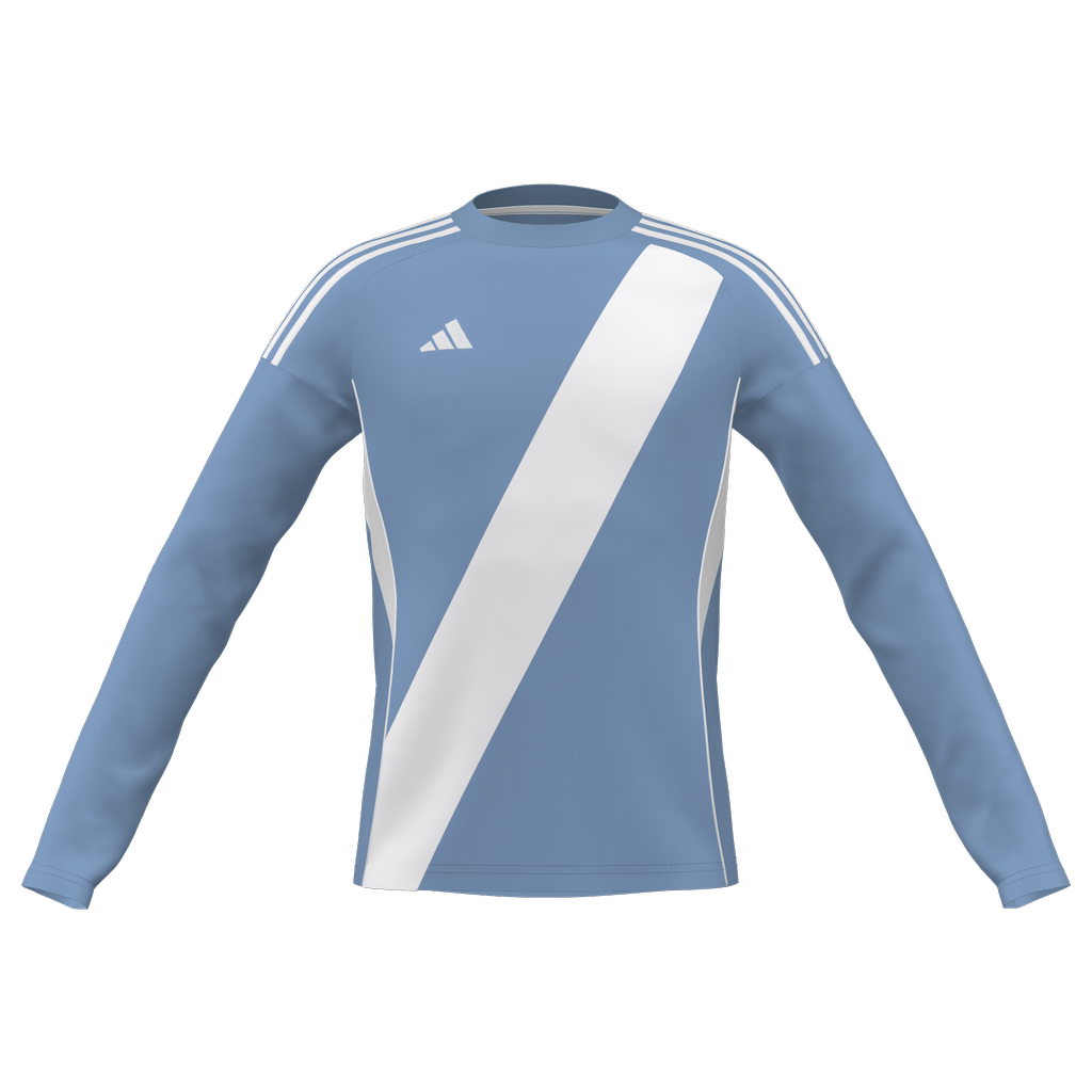 adidas Youth Tiro 25 Competition L/S Jersey (FCWG) - Light Blue JF2887-FCW