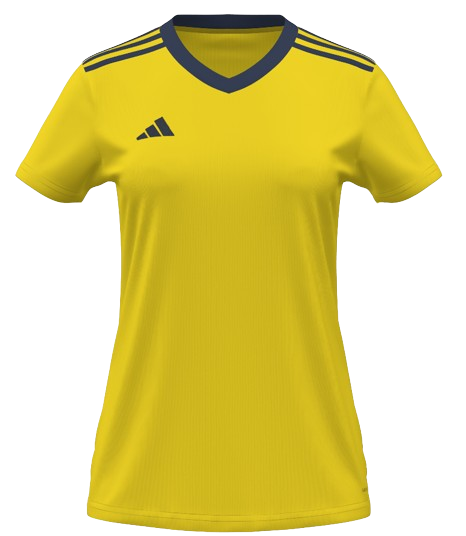 adidas Women's Entrada 22 Custom Jersey FC Montco - Yellow