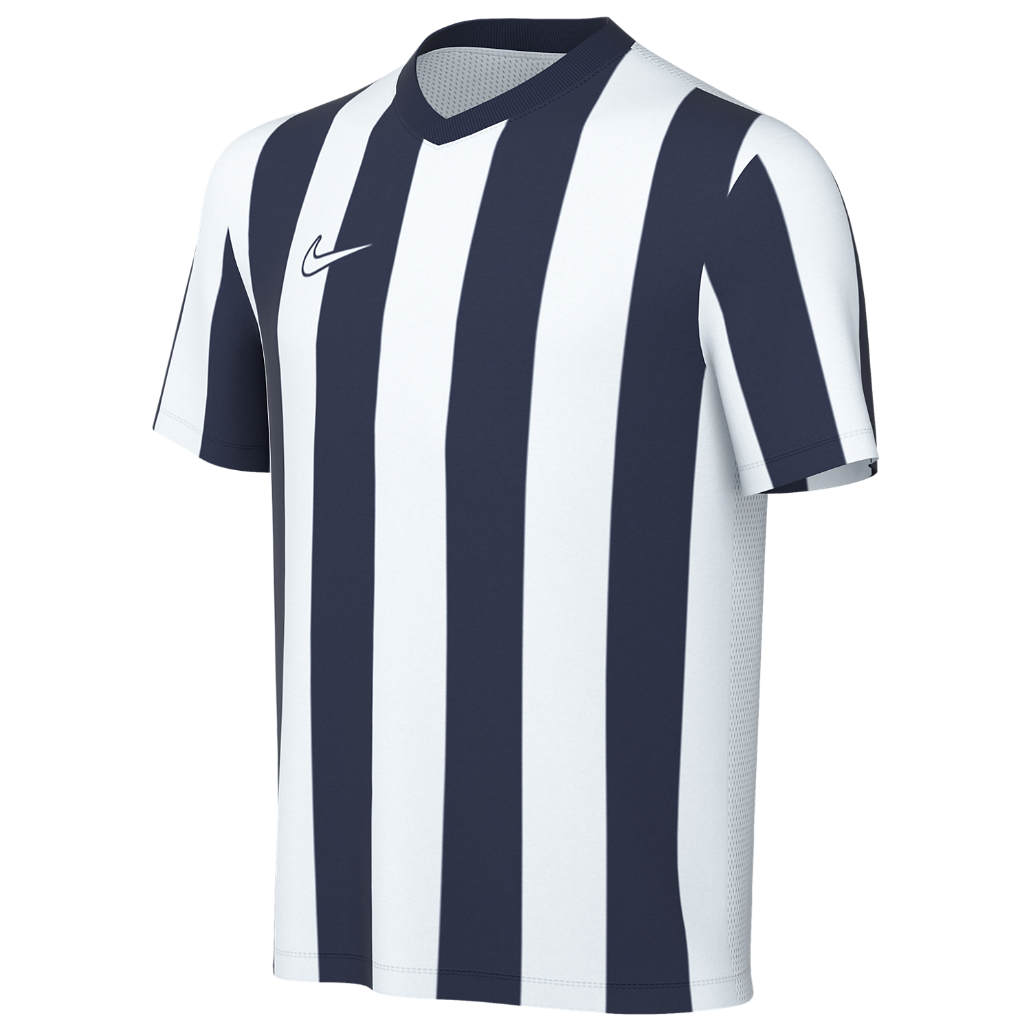 Nike Youth Dri-FIT Striped Division V Jersey - White/Navy FZ9341-105