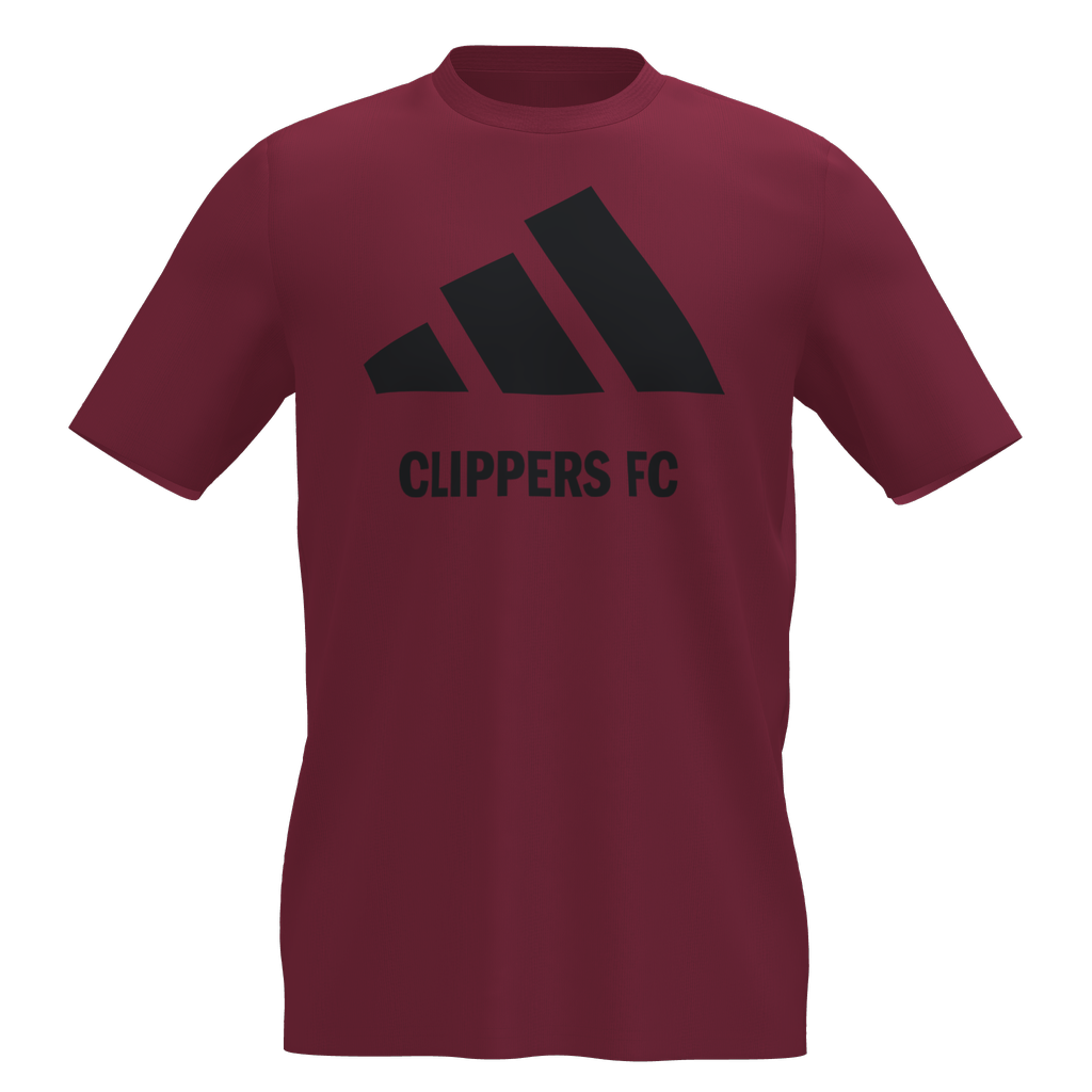 Clippers adidas ADULT Logo Tee 25 (Red)