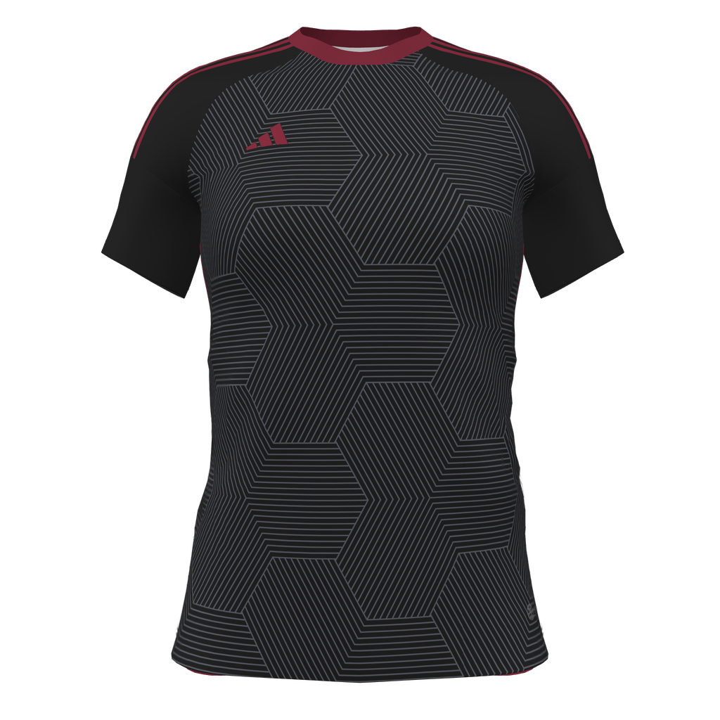 adidas WOMENS Clippers FC Custom Competition 25 Jersey - Black