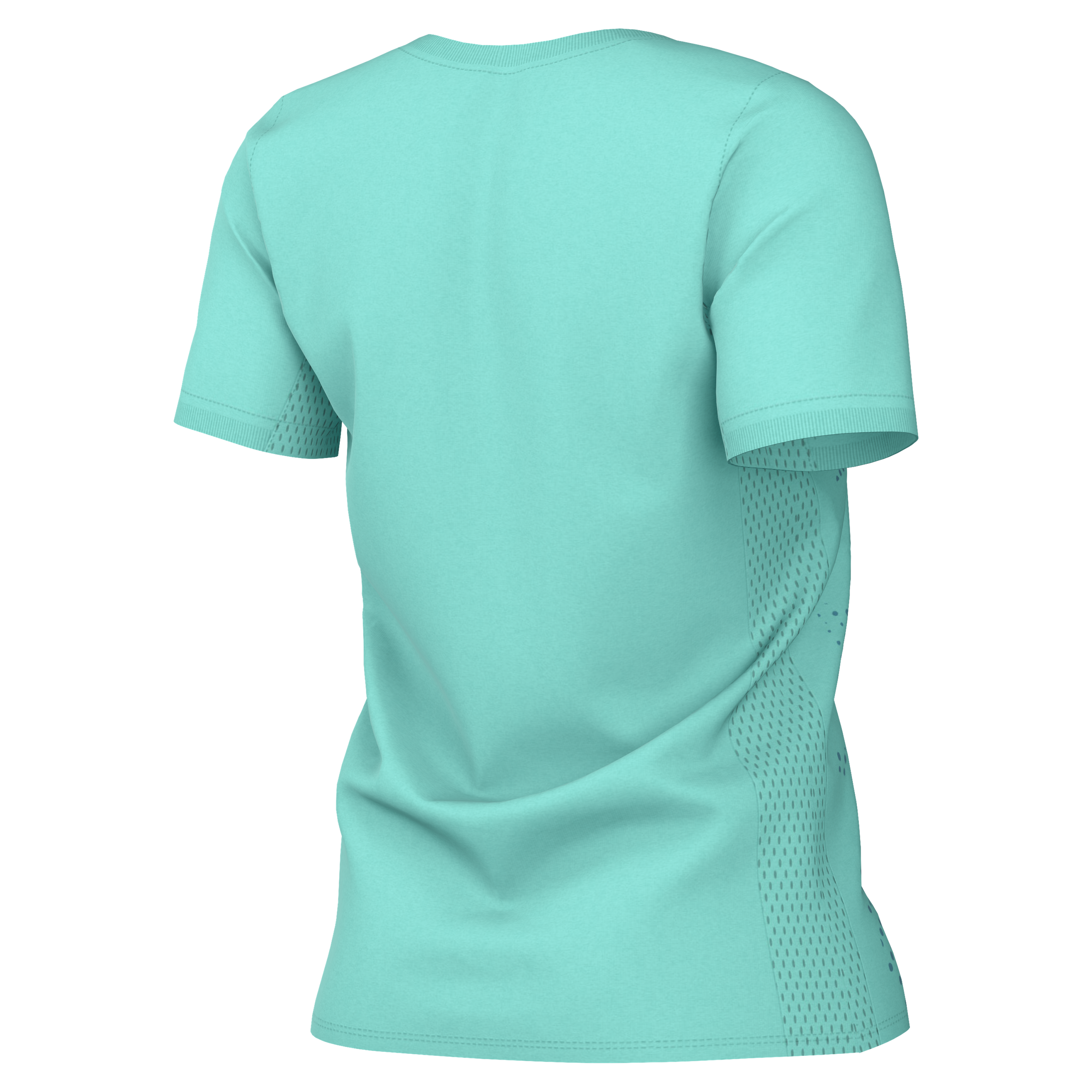 Nike Women's Dri-Fit Revolution V Jersey - Hyper Turq - back