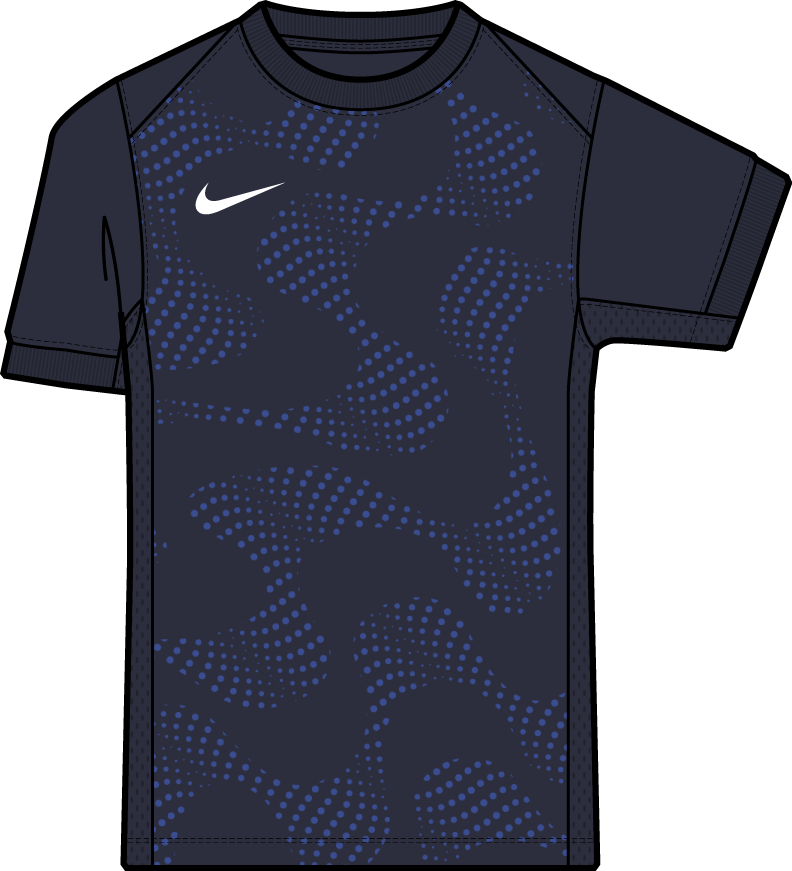 Nike Youth Dri-Fit Revolution V Jersey - College Navy - front