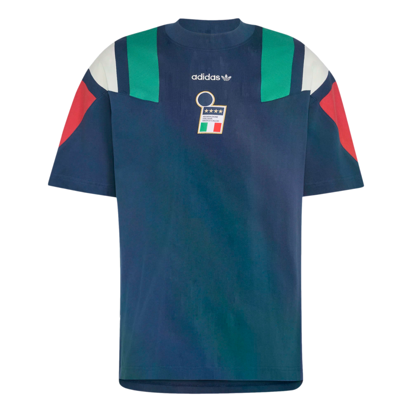  FIGC EQT TEE イタリア代表 Tシャツ タグ付き Italy EQT Tee Soccer HY5061 Navy Blue
