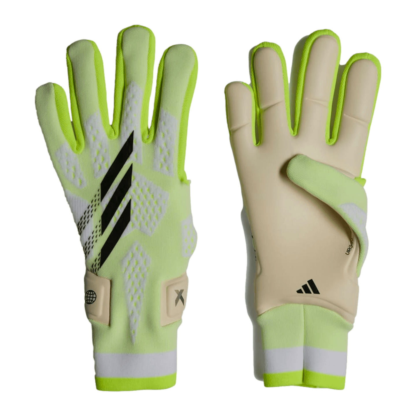 Adidas x Glove Pro Goalkeeper Gloves White Lucid Lemon 8