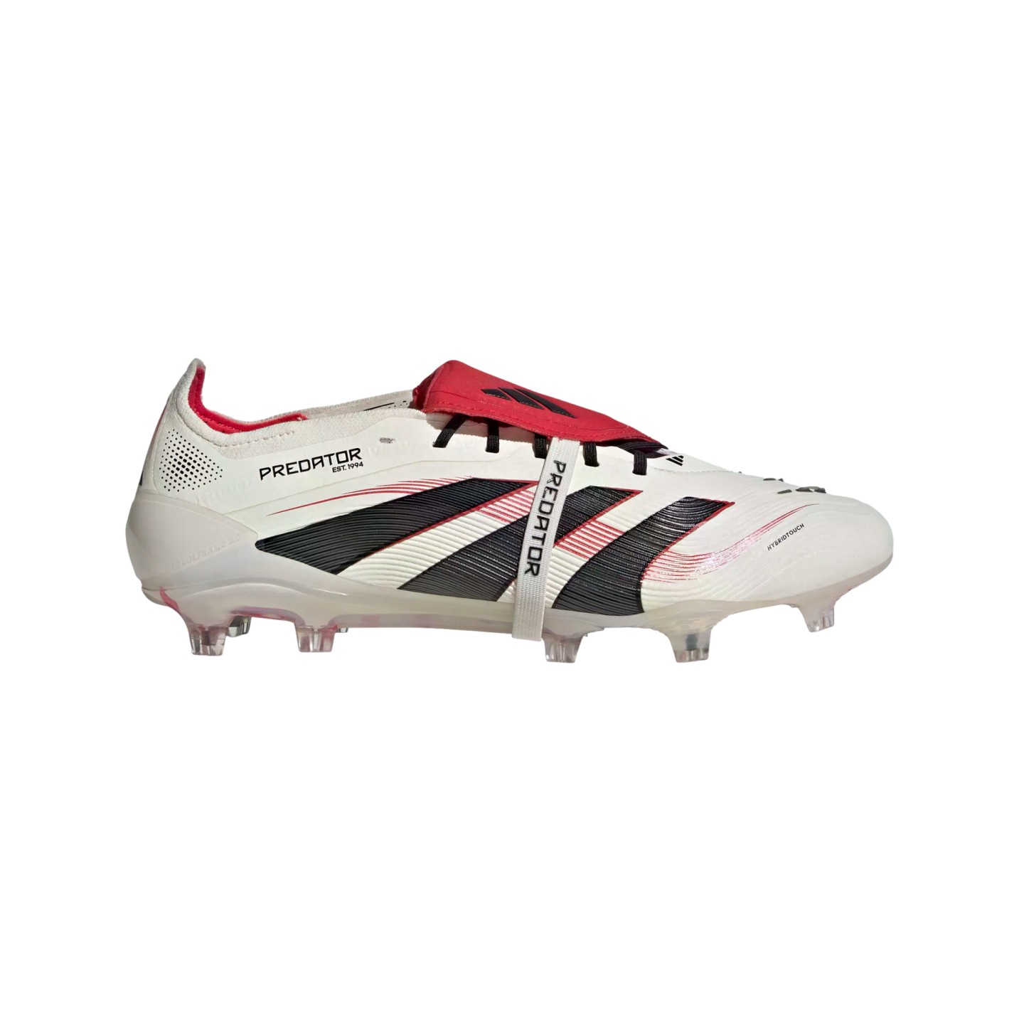 Predator Elite Foldover Tongue Firm Ground Cleats Soccer ID8968 White