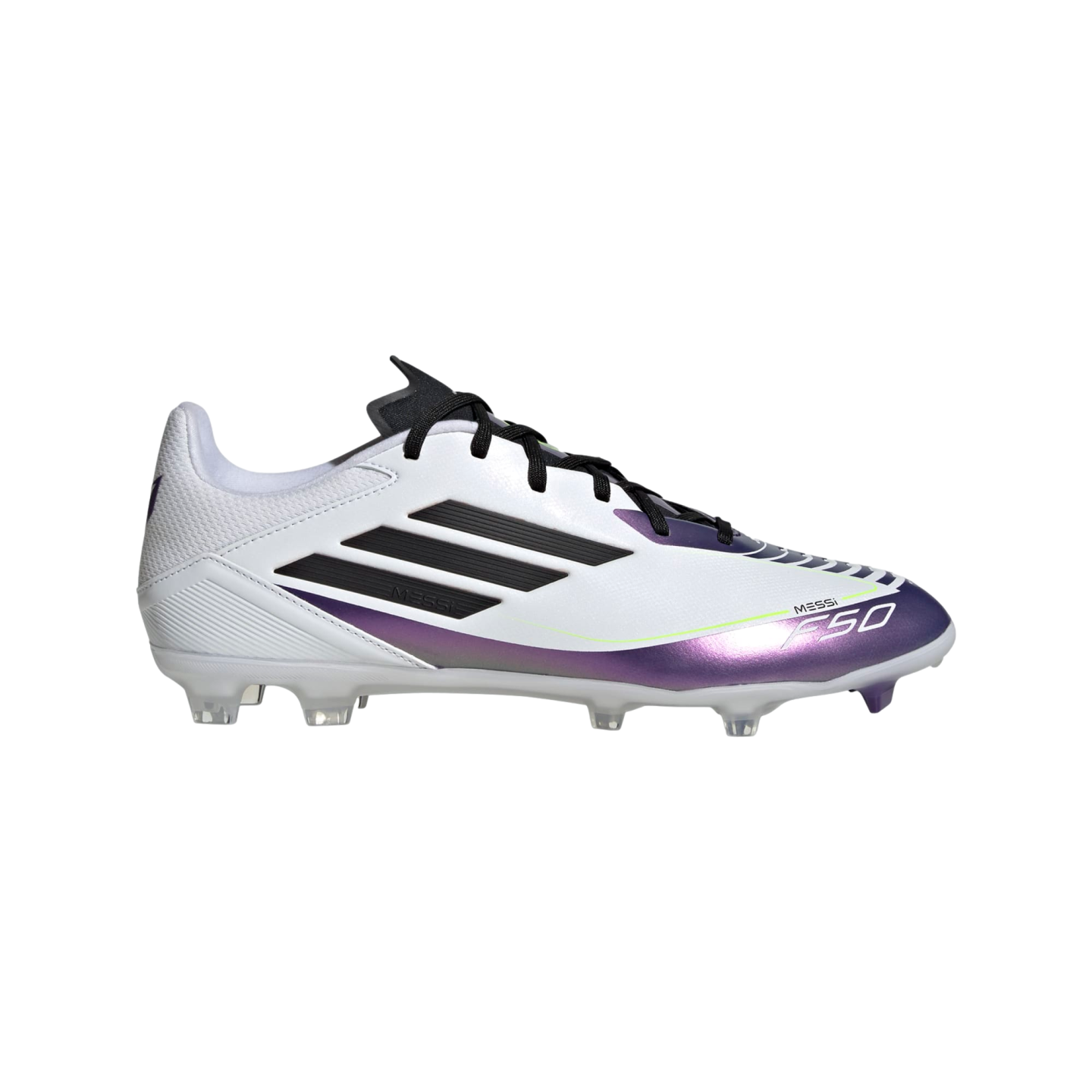 ADID IE9073 Chaussures de football a crampons pour terrain sec Adidas F50 League Messi FTWWHT CBLACK UNIPUR Lancement le 10 10 24