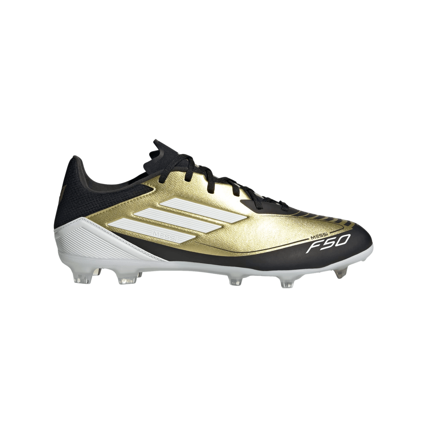 Adidas F50 League Messi Firm Ground Cleats Soccer IG9274 Gold