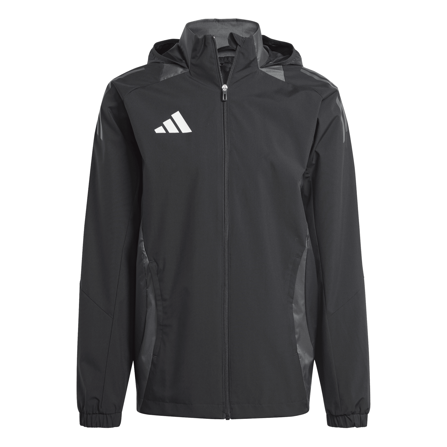 Adidas Tiro 24 Competition All Weather Jacket Soccer IJ8343 Black Adidas Tiro 24 Competition All Weather Jacket Soccer IJ8343 Black