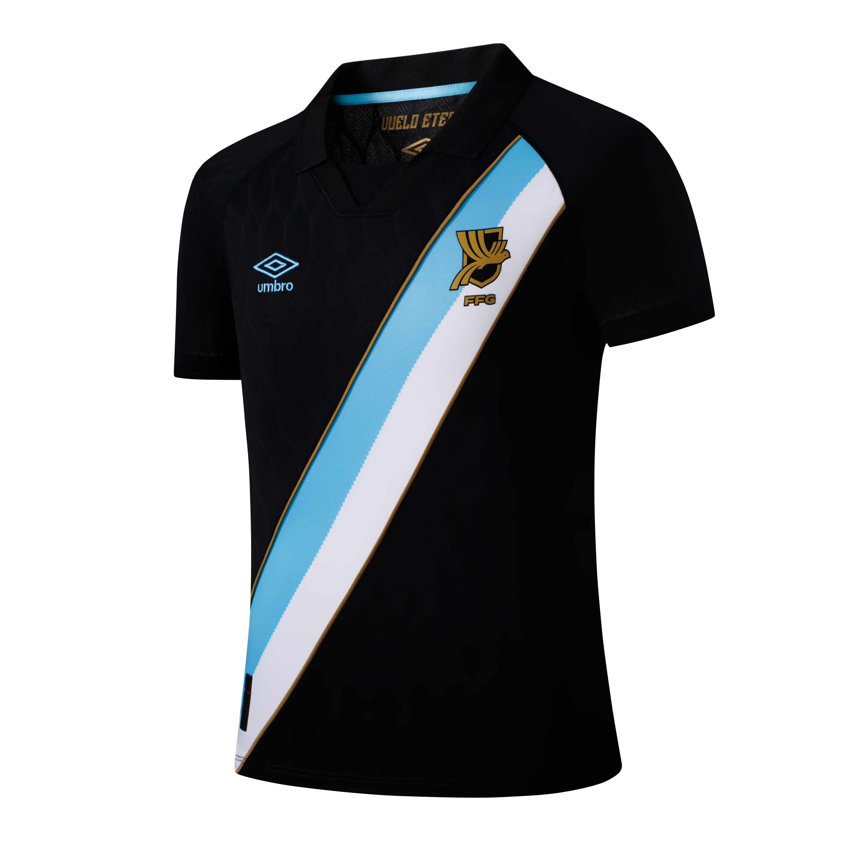 WM × UMBRO UNIFORM T-SHIRT 3 Guatemala 2026 Away Jersey Soccer GUAJS526103-BK1 Black