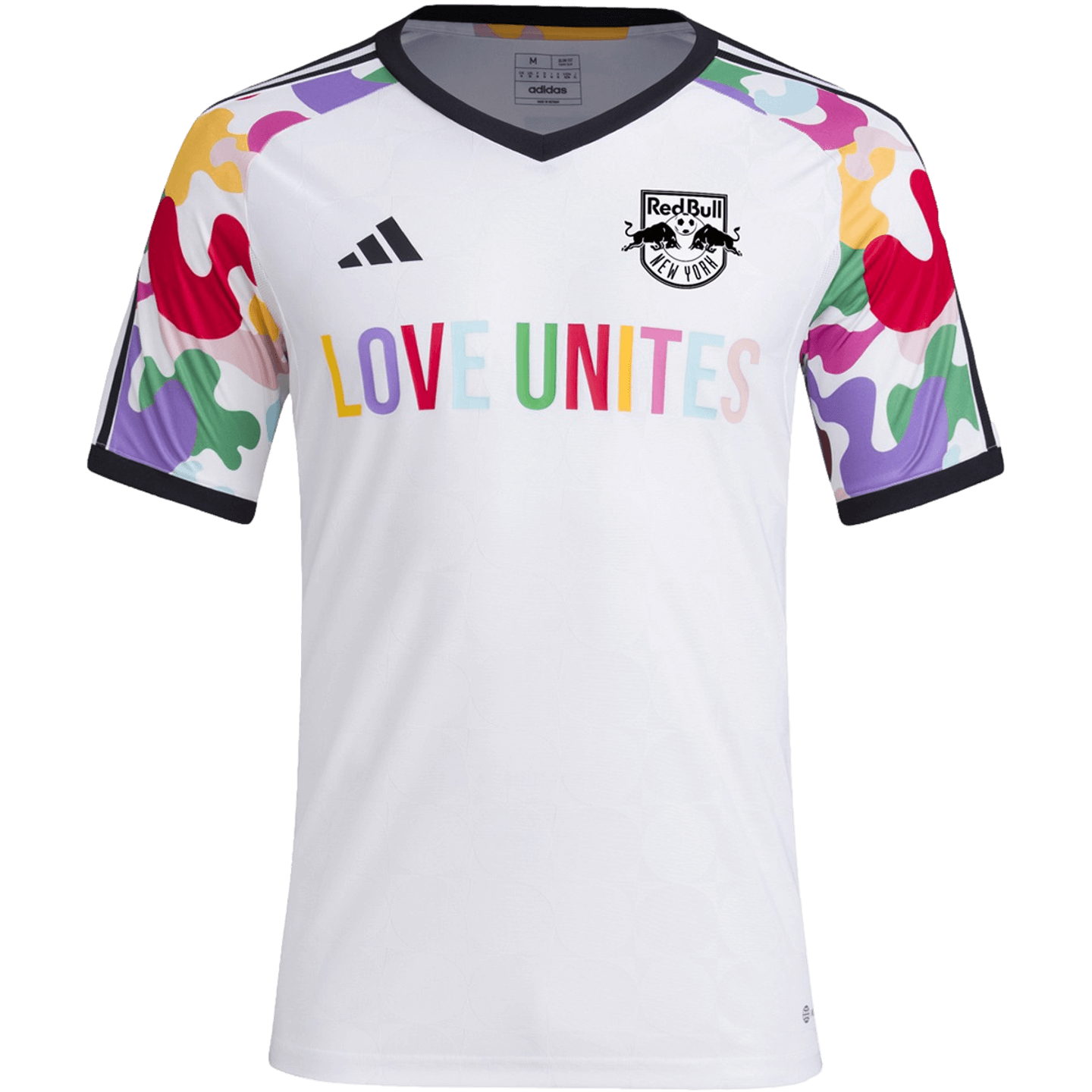Adidas New York Red Bulls 2022 MLS Pride Jersey Soccer IN9187 White