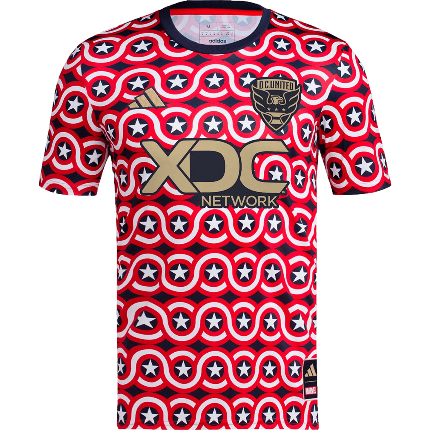 Adidas DC United Captain America Pre-Match Jersey IQ4228
