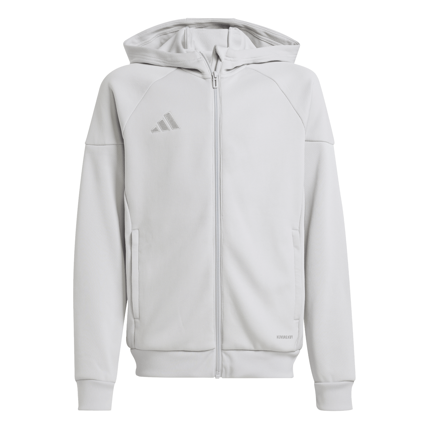 adidas Youth Tiro 25 Travelwear Hoodie - Grey adidas Youth Tiro 25 Travelwear Hoodie - Grey