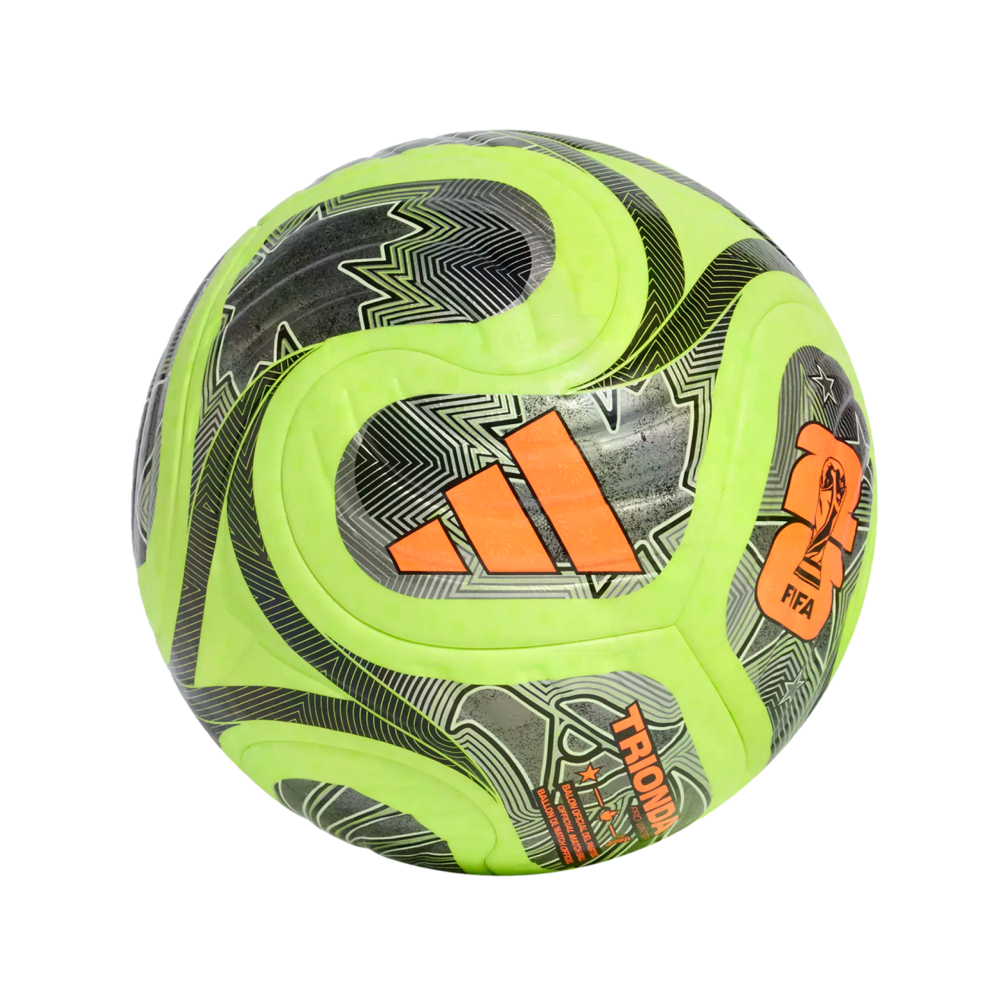 Adidas World Cup 2026 Winter Pro Match Ball Soccer JD8023 Yellow