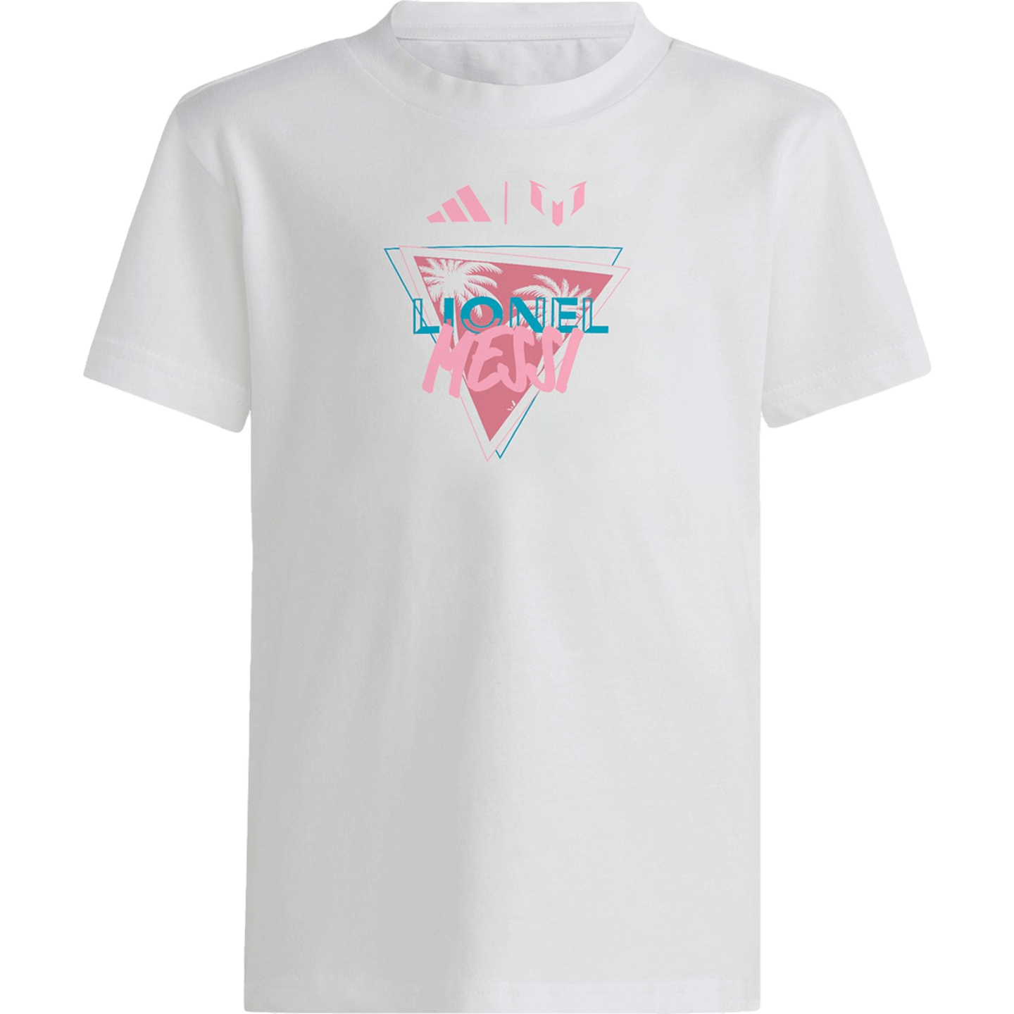 Adidas Messi Palm Tree Miami Youth Tee JD8367