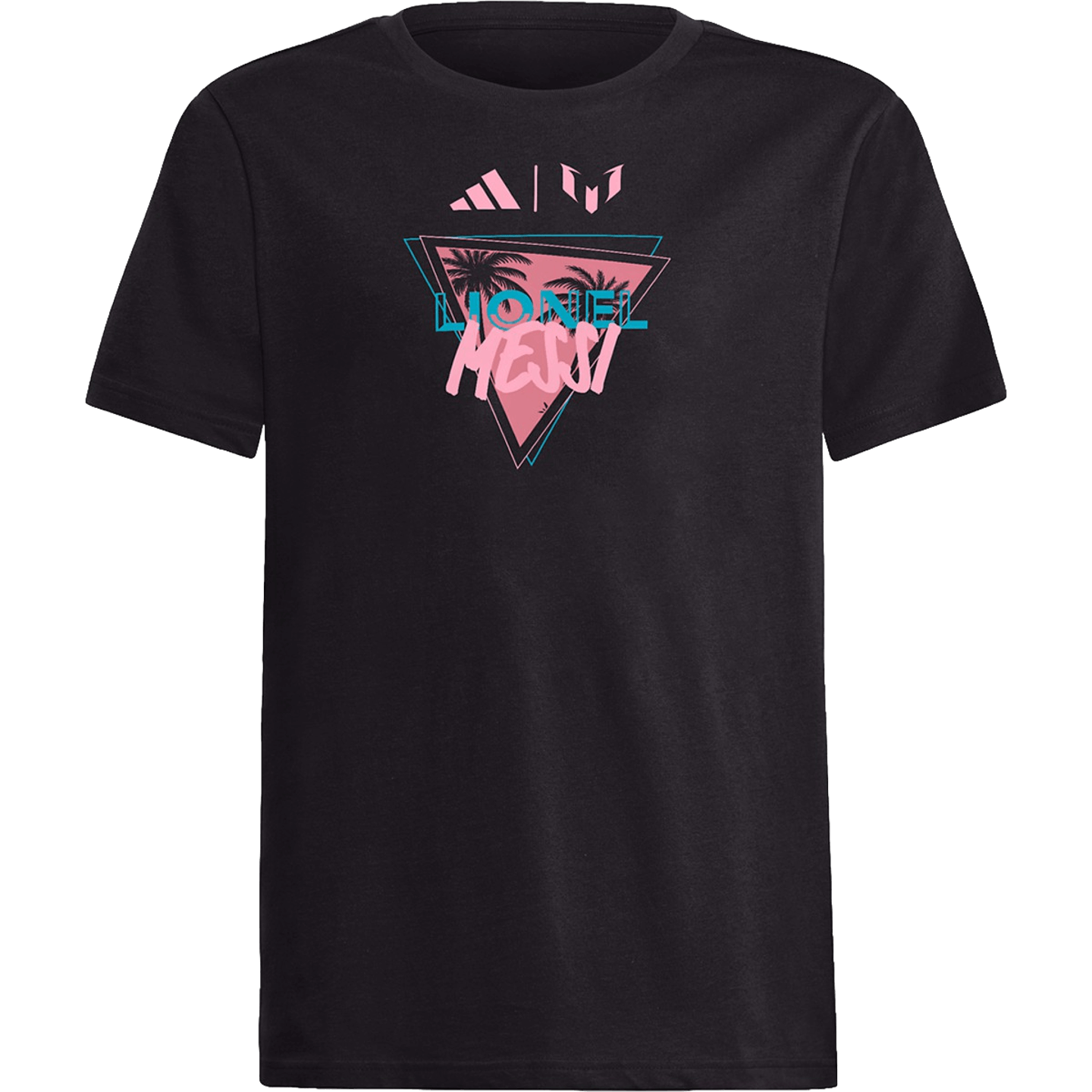 Adidas Messi Palm Tree Miami Youth Tee JD8409