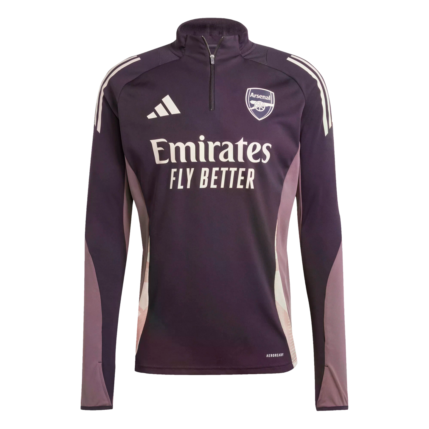 Adidas Arsenal Tiro 24 Training Top Soccer JF2924 Purple Adidas Arsenal Tiro 24 Training Top Soccer JF2924 Purple