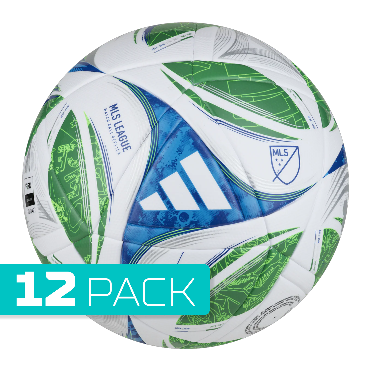 adidas MLS League NFHS Soccer Ball (12 Pack)